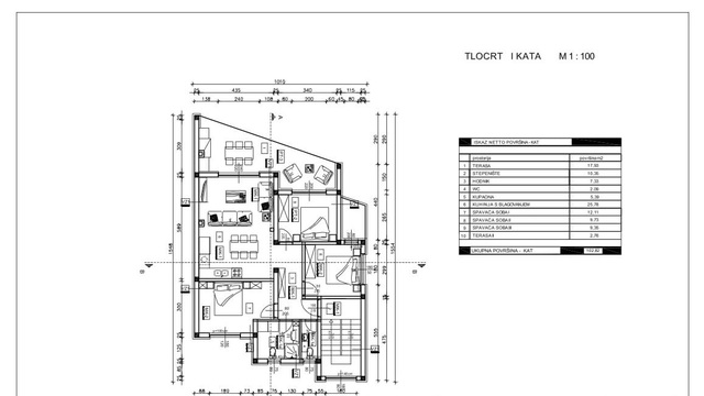 Apartmán 1 ložnice + obývací pokoj, poloostrov Vir