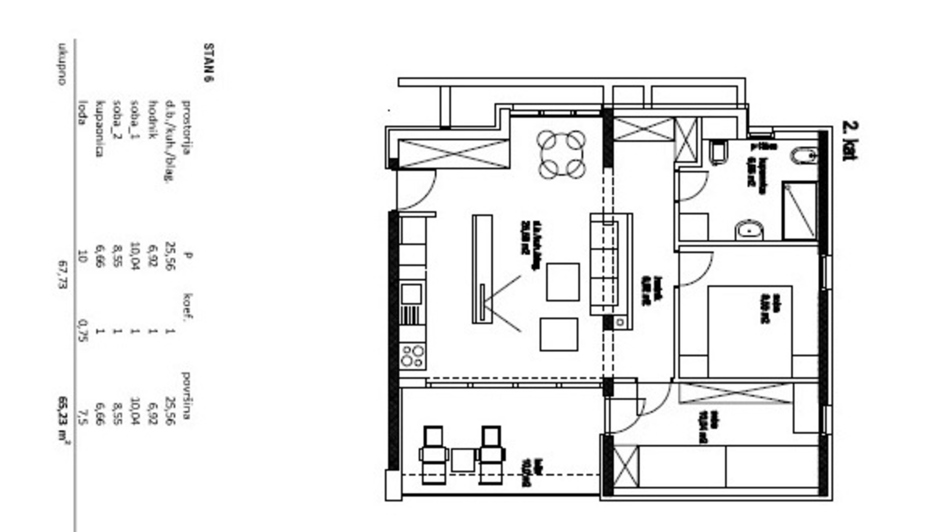 Apartmán Povljana - PRODÁNO