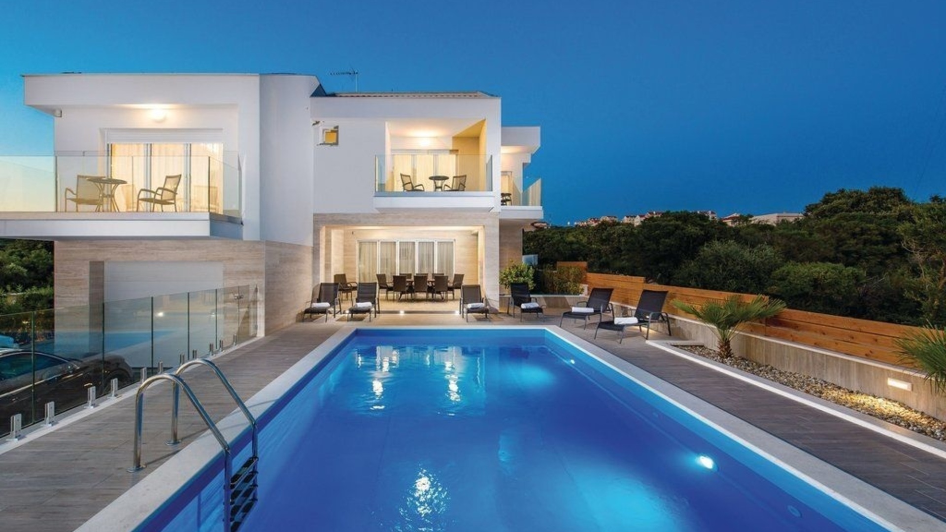 Luxury villa with swimming pool, Novalja